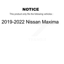 Charger l&#39;image dans la galerie, Rear Disc Brake Rotors And Ceramic Pads Kit With Calipers For 2019-2022 Nissan Maxima