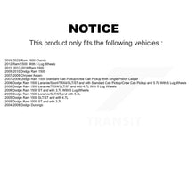 Load image into Gallery viewer, Rear Brake Caliper Rotor And Ceramic Pad Kit For Ram 1500 Classic Dodge Durango Chrysler KC8-100038T