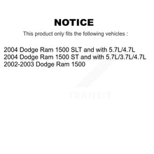 Load image into Gallery viewer, Rear Disc Brake Caliper Rotors And Ceramic Pads Kit For Dodge Ram 1500 KC8-100039T