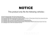 Charger l'image dans la galerie, Rear Disc Brake Caliper Rotors And Ceramic Pads Kit For Volkswagen Jetta Beetle Golf KC8-100087T