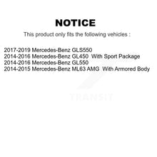 Charger l'image dans la galerie, Rear Brake Rotors &amp; Ceramic Pad Kit With Calipers For Mercedes-Benz GL450 GLS550 GL550