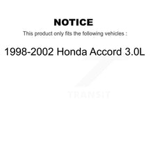 Charger l'image dans la galerie, Rear Disc Brake Caliper Rotors And Ceramic Pads Kit For 1998-2002 Honda Accord 3.0L KC8-100125T