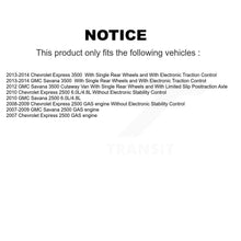 Charger l'image dans la galerie, Rear Brake Rotor And Ceramic Pad Kit With Calipers For Chevrolet Express 2500 3500 GMC