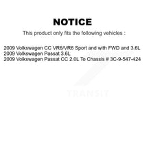 Charger l'image dans la galerie, Rear Disc Brake Caliper Rotors And Ceramic Pads Kit For 2009 Volkswagen Passat CC KC8-100180T