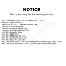 Charger l'image dans la galerie, Rear Brake Caliper Rotor &amp; Ceramic Pad Kit For Chevrolet GMC Sierra 1500 Silverado Tahoe KC8-100187T