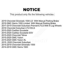 Charger l'image dans la galerie, Rear Brake Caliper Rotor &amp; Ceramic Pad Kit For GMC Chevrolet Sierra 1500 Silverado Tahoe KC8-100188T