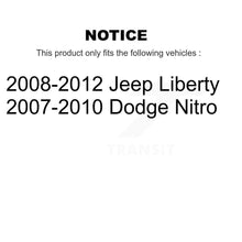 Charger l'image dans la galerie, Rear Disc Brake Rotors And Ceramic Pads Kit With Calipers For Jeep Liberty Dodge Nitro