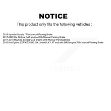Load image into Gallery viewer, Rear Disc Brake Caliper Rotors And Ceramic Pads Kit For Hyundai Sonata Kia Optima KC8-100235T