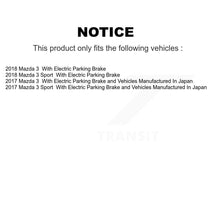 Charger l'image dans la galerie, Rear Disc Brake Caliper Rotors And Ceramic Pads Kit For Mazda 3 Sport KC8-100247T