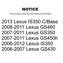 Charger l'image dans la galerie, Rear Disc Brake Caliper Rotor &amp; Ceramic Pad Kit For Lexus IS350 GS350 GS450h GS430 GS460 KC8-100258T