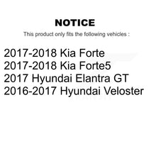 Charger l'image dans la galerie, Rear Brake Caliper Rotor &amp; Ceramic Pad Kit For Kia Forte Hyundai Forte5 Veloster Elantra KC8-100263T