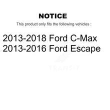 Load image into Gallery viewer, Rear Disc Brake Caliper Rotors And Ceramic Pads Kit For Ford Escape C-Max KC8-100268T