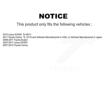 Charger l'image dans la galerie, Rear Disc Brake Caliper Rotors And Ceramic Pads Kit For Toyota Camry Lexus ES350 Avalon KC8-100276T