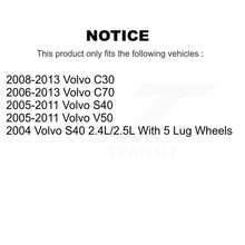Load image into Gallery viewer, Rear Disc Brake Caliper Rotors And Ceramic Pads Kit For Volvo S40 C30 V50 C70 KC8-100278T