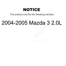 Load image into Gallery viewer, Rear Disc Brake Caliper Rotors And Ceramic Pads Kit For 2004-2005 Mazda 3 2.0L KC8-100280T