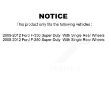 Charger l'image dans la galerie, Rear Disc Brake Caliper Rotors And Ceramic Pads Kit For Ford F-250 Super Duty F-350 KC8-100350T