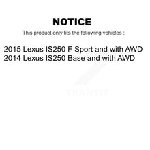 Charger l'image dans la galerie, Front Disc Brake Caliper Rotors And Ceramic Pads Kit For Lexus IS250 KC8-100390T