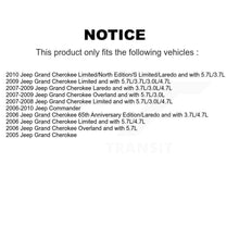 Load image into Gallery viewer, Front Disc Brake Caliper Rotors And Ceramic Pads Kit For Jeep Grand Cherokee Commander KC8-100403T