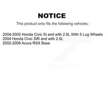 Charger l'image dans la galerie, Front Disc Brake Caliper Rotors And Ceramic Pads Kit For Honda Civic Acura RSX KC8-100425T