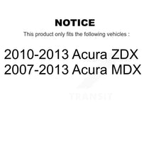 Charger l'image dans la galerie, Front Disc Brake Caliper Rotors And Ceramic Pads Kit For Acura MDX ZDX KC8-100484T