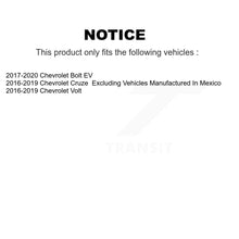 Charger l'image dans la galerie, Front Disc Brake Caliper Rotors And Ceramic Pads Kit For Chevrolet Cruze Bolt EV Volt KC8-100487T
