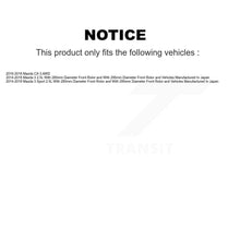 Charger l'image dans la galerie, Front Disc Brake Caliper Rotors And Ceramic Pads Kit For Mazda 3 CX-3 Sport KC8-100516T
