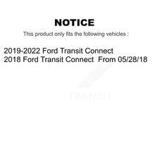 Charger l'image dans la galerie, Front Disc Brake Caliper Rotors And Ceramic Pads Kit For Ford Transit Connect KC8-100526T