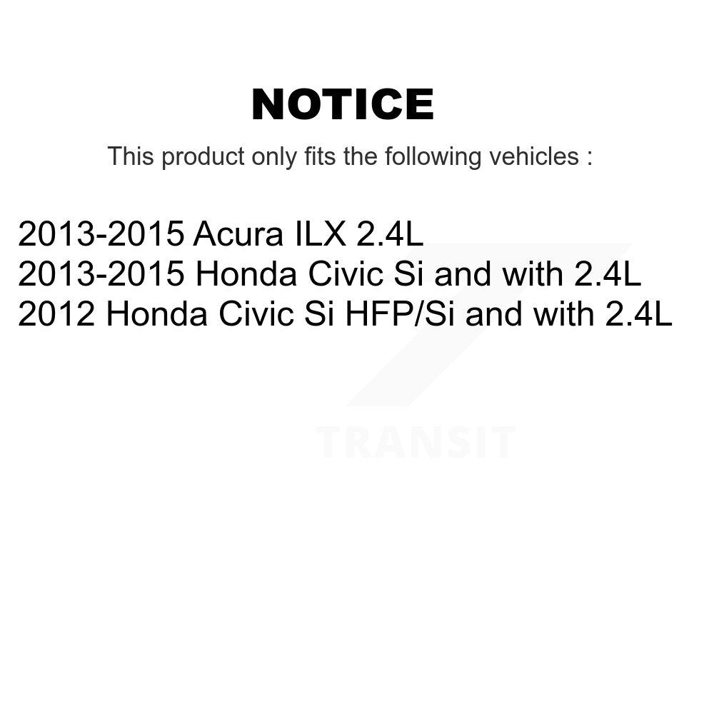 Front Disc Brake Caliper Rotors And Ceramic Pads Kit For Honda Civic Acura ILX KC8-100532T
