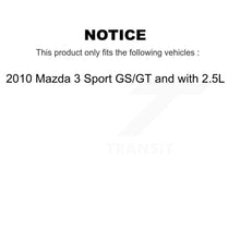 Load image into Gallery viewer, Front Disc Brake Caliper Rotors &amp; Ceramic Pad Kit For 2010 Mazda 3 Sport GS GT with 2.5L KC8-100566T