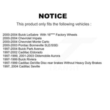 Load image into Gallery viewer, Front Brake Caliper Rotor Ceramic Pad Kit For Chevrolet Impala Buick LeSabre Monte Carlo KC8-100572T