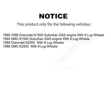 Load image into Gallery viewer, Front Brake Rotor Ceramic Pad Kit With Calipers For Chevrolet K1500 Suburban K2500 GMC