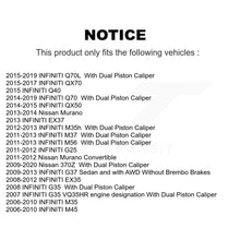 Load image into Gallery viewer, Front Brake Caliper Rotor &amp; Ceramic Pad Kit For INFINITI Nissan Murano G37 EX35 370Z G35 KC8-100630T