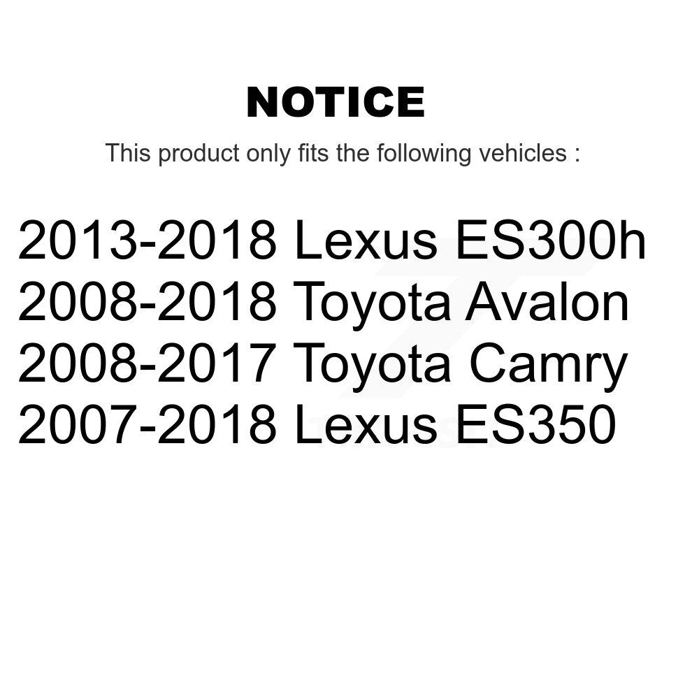 Front Brake Caliper Rotor And Ceramic Pad Kit For Toyota Camry Lexus ES350 Avalon ES300h KC8-100642T