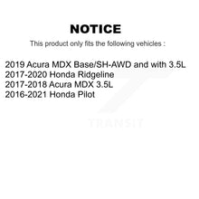 Charger l'image dans la galerie, Front Disc Brake Caliper Rotors And Ceramic Pads Kit For Honda Pilot Ridgeline Acura MDX KC8-100670T