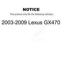 Charger l'image dans la galerie, Front Disc Brake Rotors And Ceramic Pads Kit With Calipers For 2003-2009 Lexus GX470