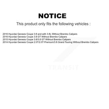 Load image into Gallery viewer, Front Disc Brake Rotors And Ceramic Pads Kit With Calipers For Hyundai Genesis Coupe
