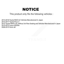 Load image into Gallery viewer, Front Brake Rotor Ceramic Pad Kit With Calipers For Toyota RAV4 Scion xB Prius V Lexus