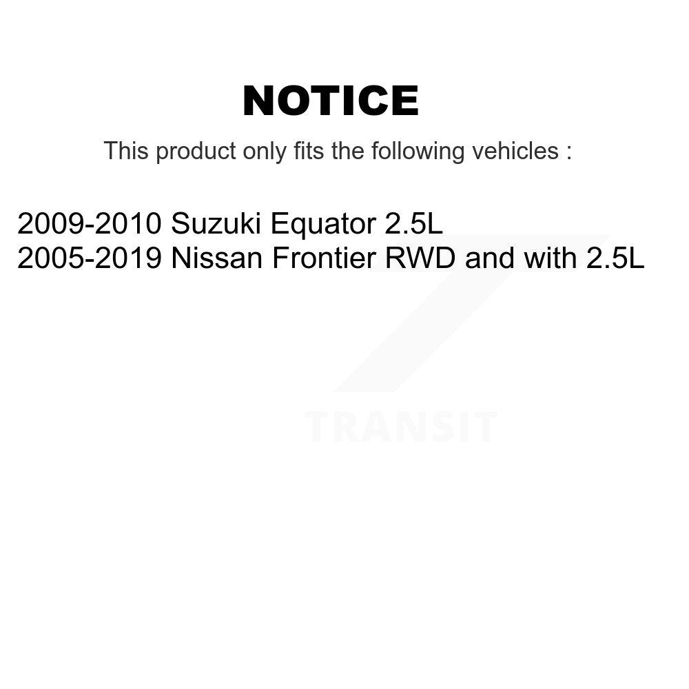Front Disc Brake Caliper Rotors And Ceramic Pads Kit For Nissan Frontier Suzuki Equator KC8-100710T