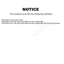 Charger l'image dans la galerie, Front Disc Brake Caliper Rotor Ceramic Pad Kit For Ford F-350 Super Duty F-250 Excursion KC8-100731T