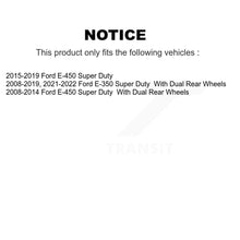 Charger l'image dans la galerie, Front Disc Brake Caliper Rotors And Ceramic Pads Kit For Ford E-350 Super Duty E-450 KC8-100735T
