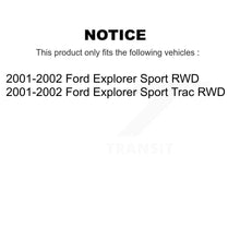 Load image into Gallery viewer, Front Brake Caliper Rotor And Ceramic Pad Kit For 2001-2002 Ford Explorer Sport Trac RWD KC8-100744T