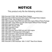 Charger l&#39;image dans la galerie, Front Brake Caliper Rotor Ceramic Pad Kit For Chevrolet C1500 GMC Tahoe Suburban