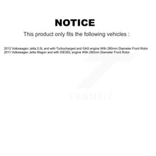 Charger l'image dans la galerie, Front Rear Brake Caliper Rotors Drum Ceramic Pads Kit (8Pc) For Volkswagen Jetta