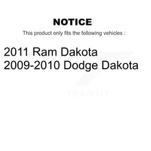 Charger l'image dans la galerie, Front Rear Disc Brake Caliper Rotors Drums Ceramic Pads Kit (8Pc) For Dakota Dodge Ram KC8-100828T