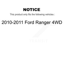 Charger l'image dans la galerie, Front Rear Disc Brake Caliper Rotor Ceramic Pad Kit (10Pc) For 2010-2011 Ford Ranger 4WD KC8-100957T