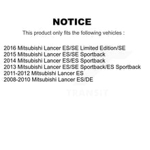 Load image into Gallery viewer, Front Rear Disc Brake Caliper Rotors And Ceramic Pads Kit (10Pc) For Mitsubishi Lancer KC8-100964T