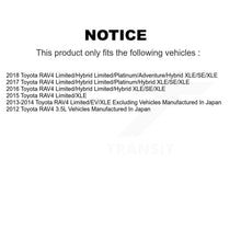 Charger l'image dans la galerie, Front Rear Disc Brake Caliper Rotors And Ceramic Pads Kit (10Pc) For Toyota RAV4 KC8-100989T