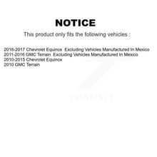 Charger l'image dans la galerie, Front Rear Brake Caliper Rotors Ceramic Pad Kit (10Pc) For Chevrolet Equinox GMC Terrain KC8-101023T