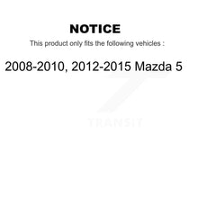 Charger l'image dans la galerie, Front Rear Disc Brake Caliper Rotors And Ceramic Pads Kit (10Pc) For Mazda 5 KC8-101077T