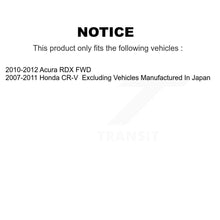 Charger l'image dans la galerie, Front Rear Disc Brake Caliper Rotors And Ceramic Pad Kit (10Pc) For Honda CR-V Acura RDX KC8-101086T